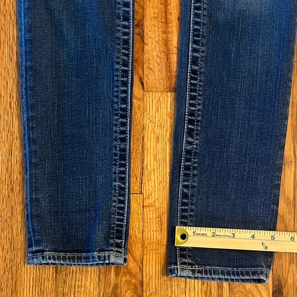 Big Star Women's Dark Blue Skinny Jeans with Embroidered Back Pocket- size 28 - Picture 9 of 13